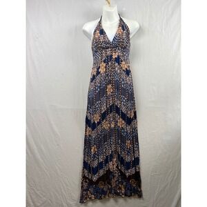 annalisa blue multi floral print halter maxi dress O'Neill | Dresses | Oneill Boyce Nwtwd Size Small Boho dress